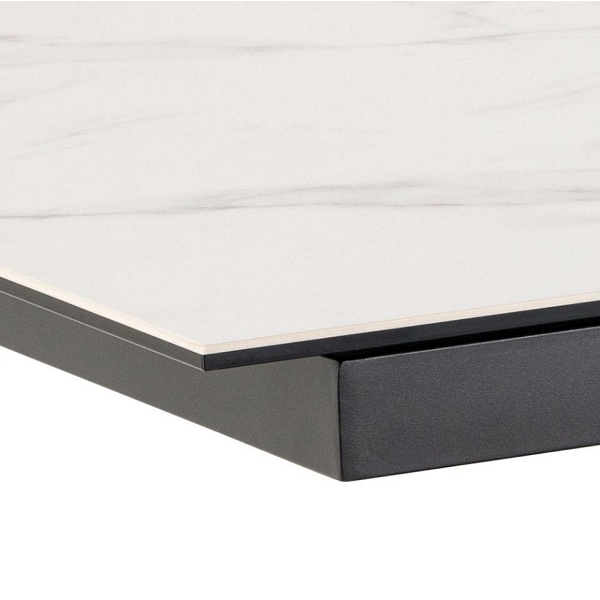 Stół Irwine 168/210x90cm white Akranes - ACTONA